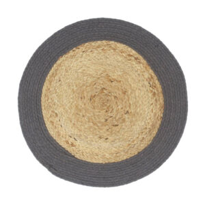 Tabletit 4kpl luonnollinen/antrasiitti 38cm juutti & - Harmaa