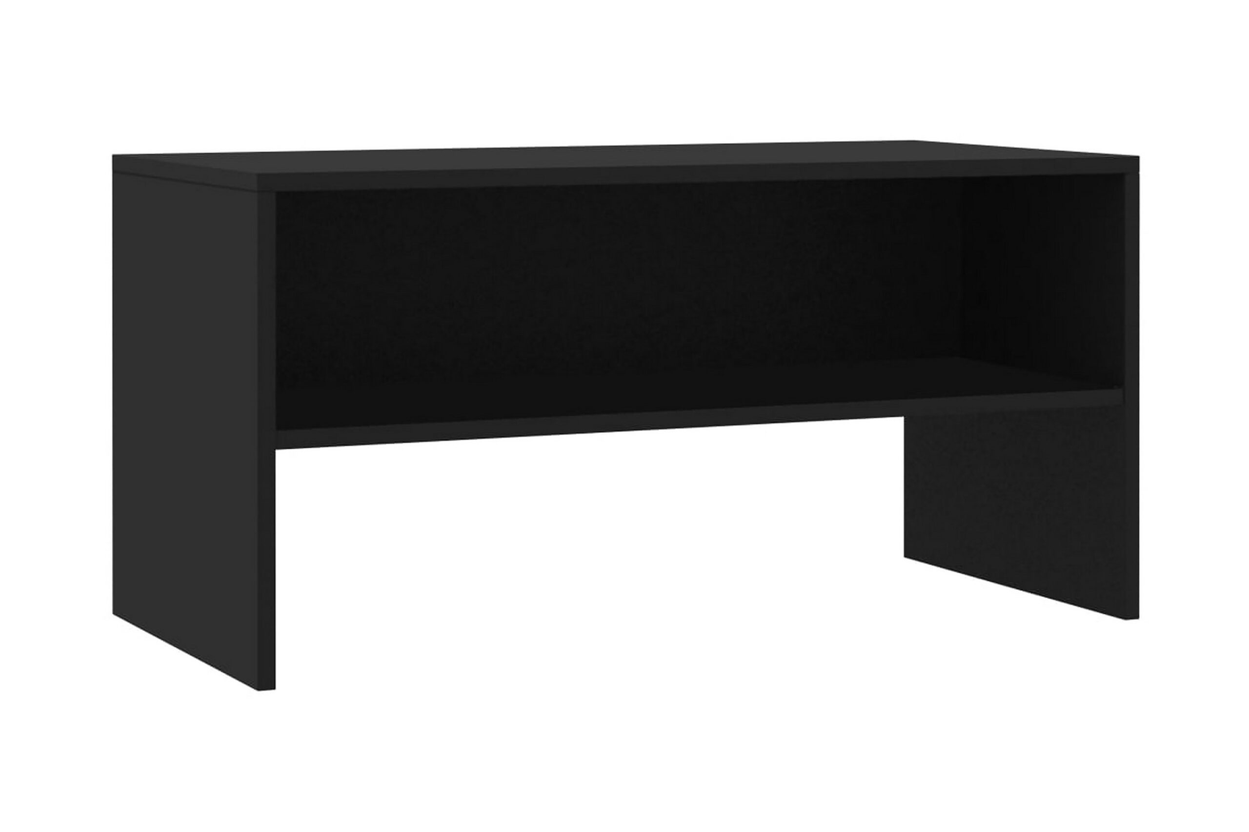 TV-taso musta 80x40x40 cm lastulevy - Musta