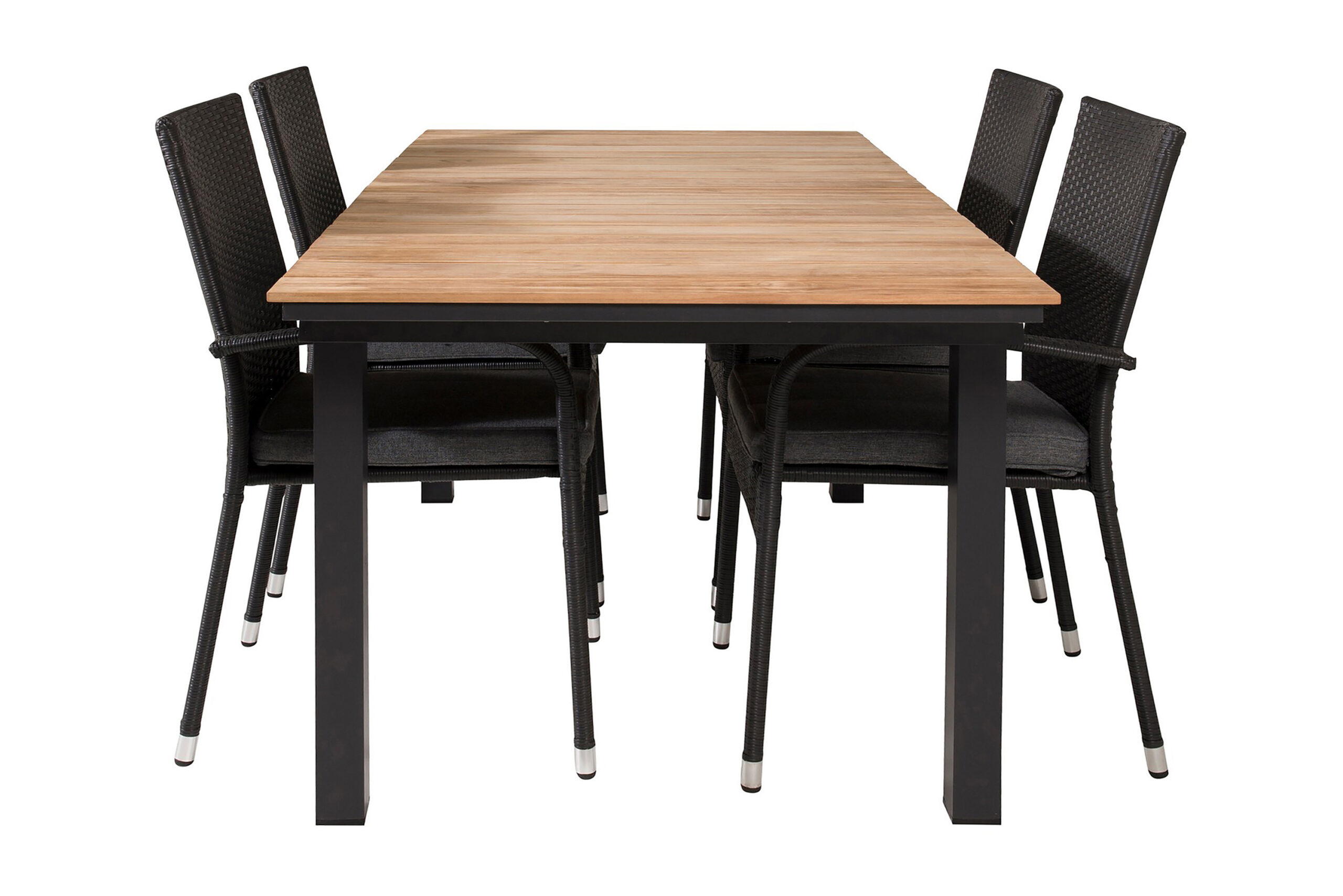 Ruokailuryhmä Mexico Jatkett 160-240 cm 4 Anna tuolia - Luonnonväri