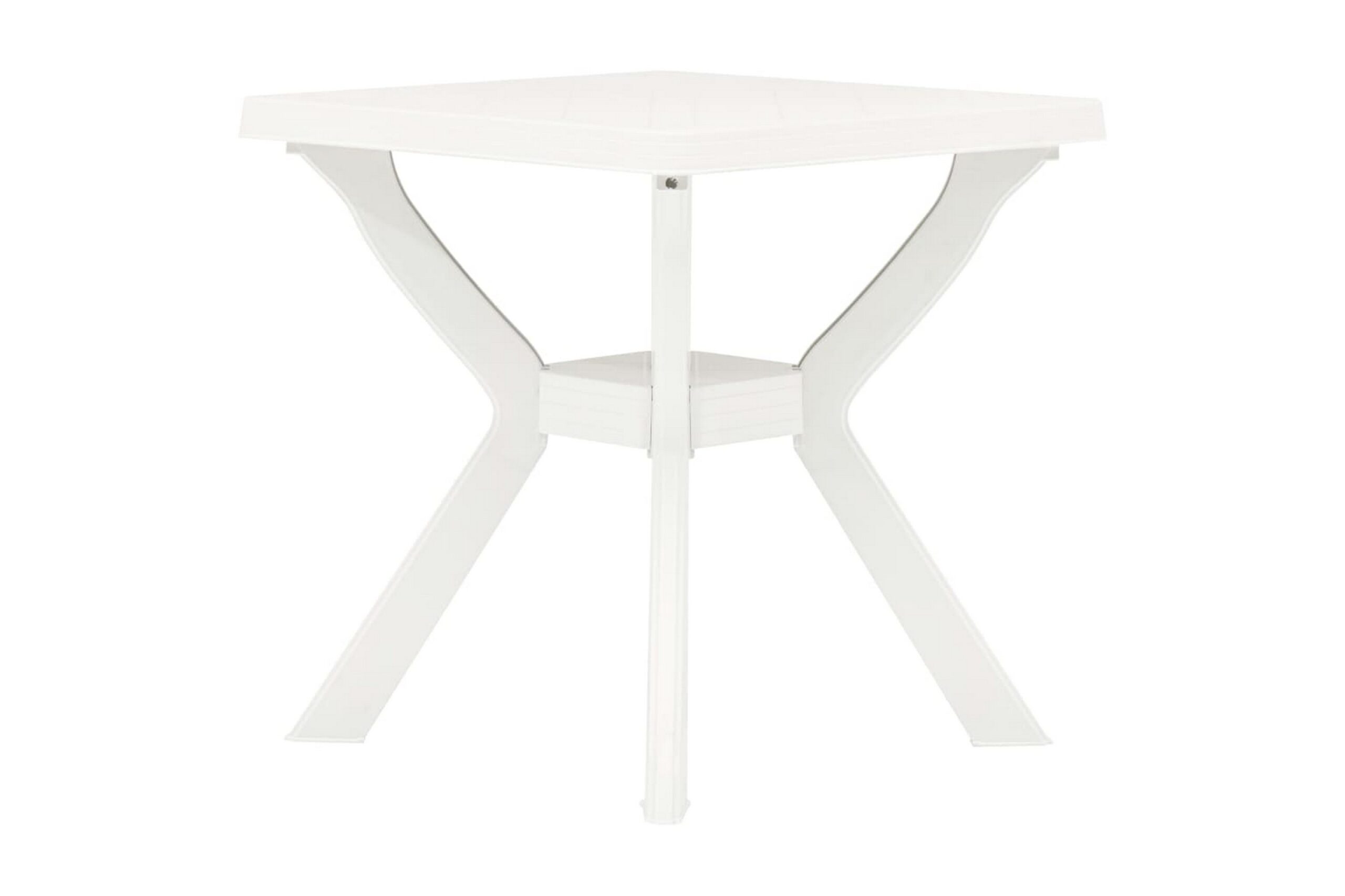 Bistropöytä valkoinen 70x70x72 cm muovi - Valkoinen