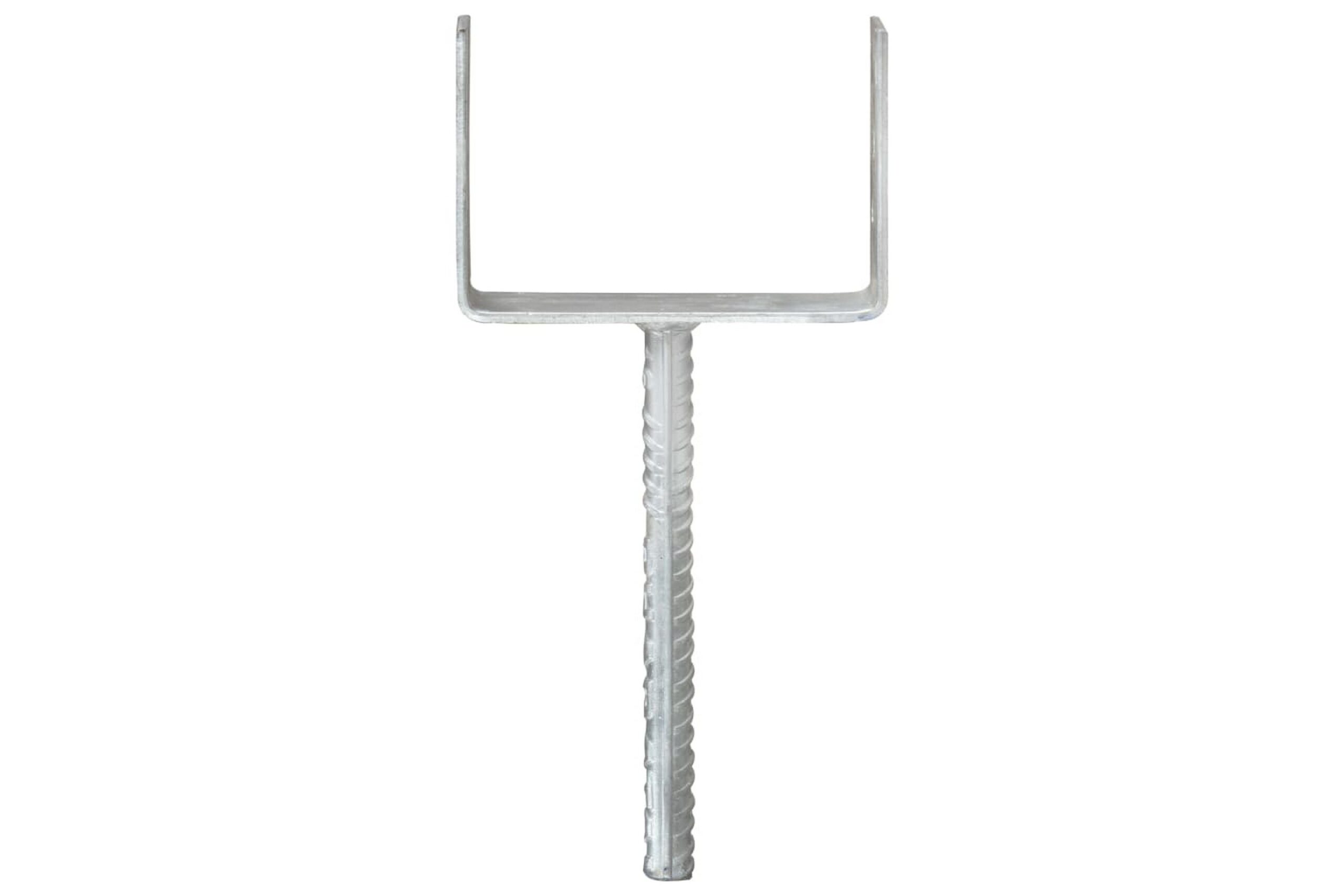 Aita-ankkurit 6 kpl hopea 14x6x30 cm galvanoitu teräs -
