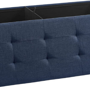 Penkki säilytystelineellä Navy Blue 110 x 38 x 38 cm