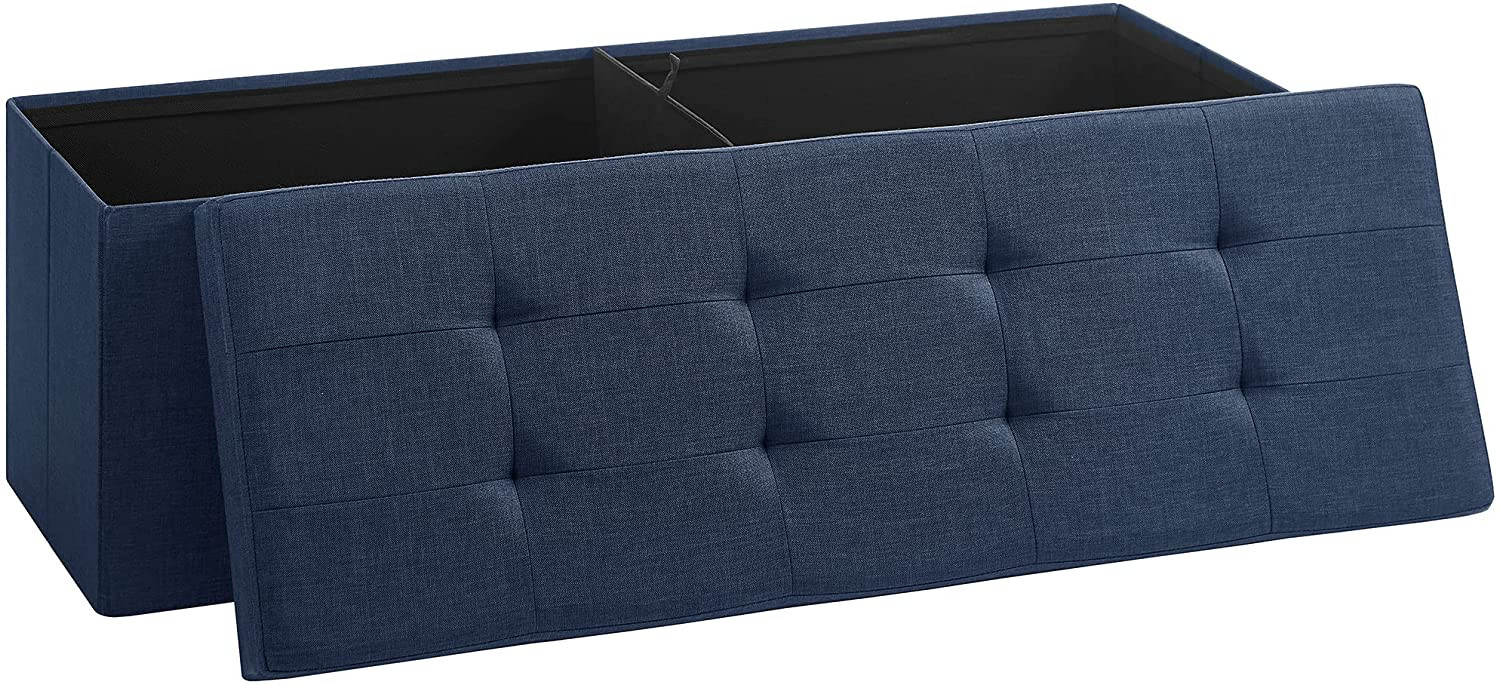 Penkki säilytystelineellä Navy Blue 110 x 38 x 38 cm