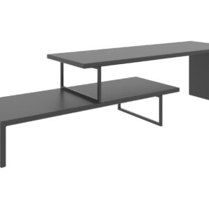 TV-taso Netchwood 120 cm - Musta/Antrasiitti