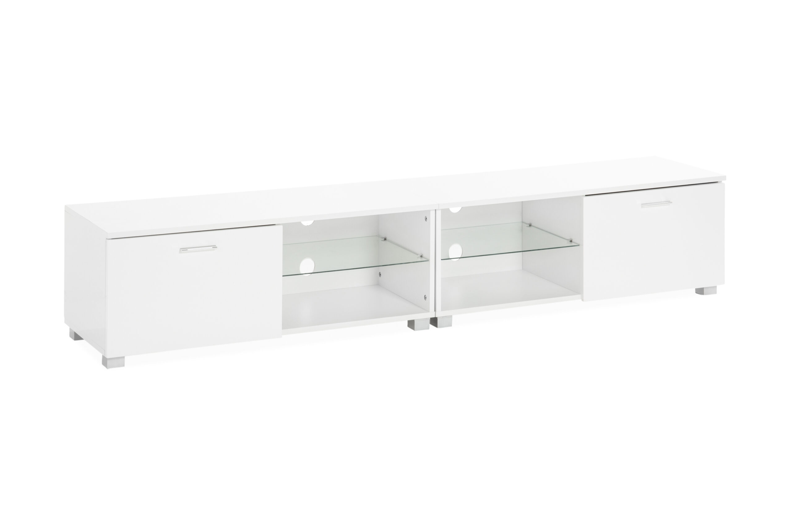 TV-taso Laritstorp 200 cm LED-valaistus - Valkoinen