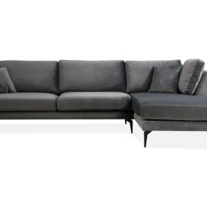 Kulmasohva Stefphon Divaanilla Oikea - Musta