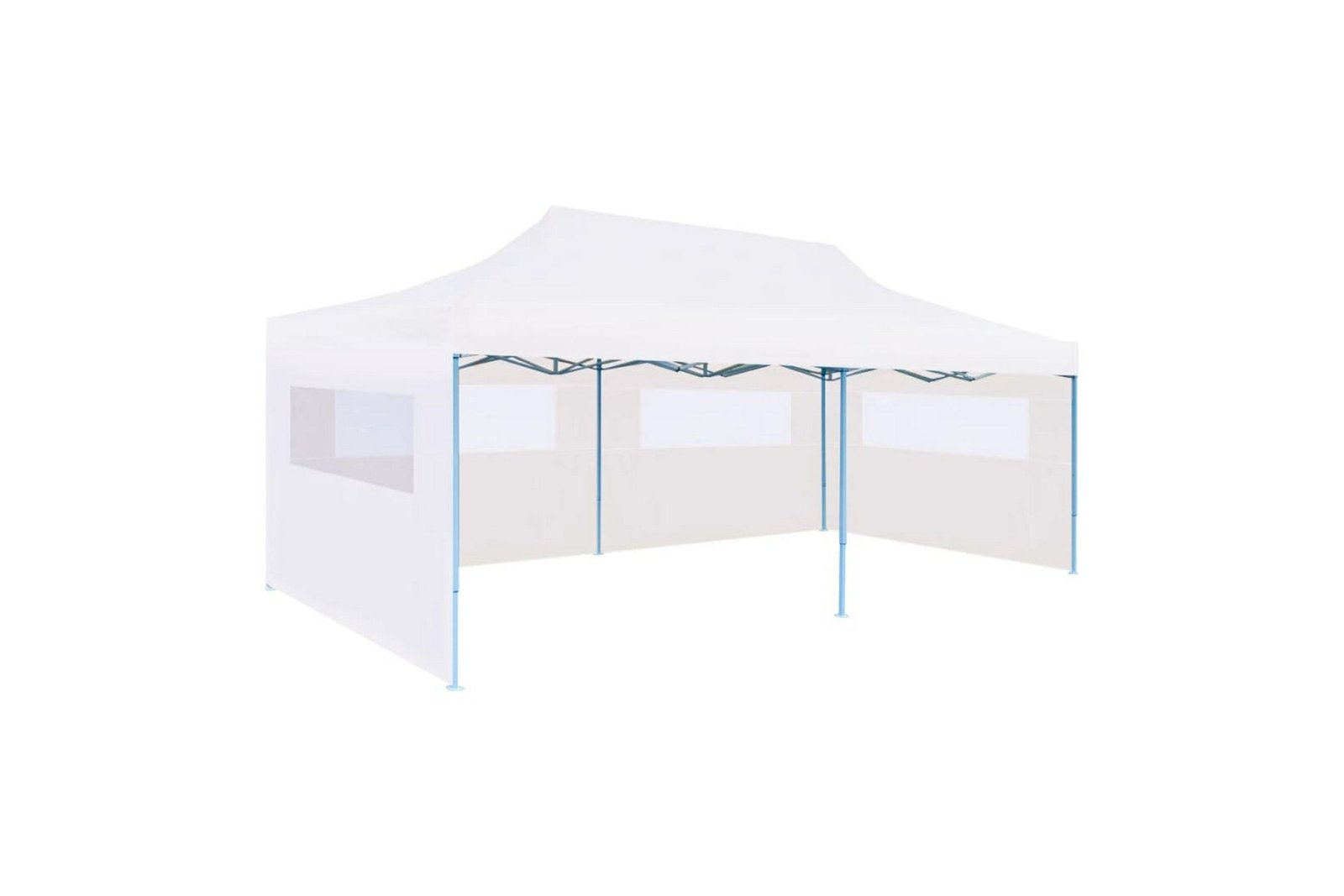 Kokoontaitettava pop-up juhlateltta 3x6 m valkoinen - Valkoinen