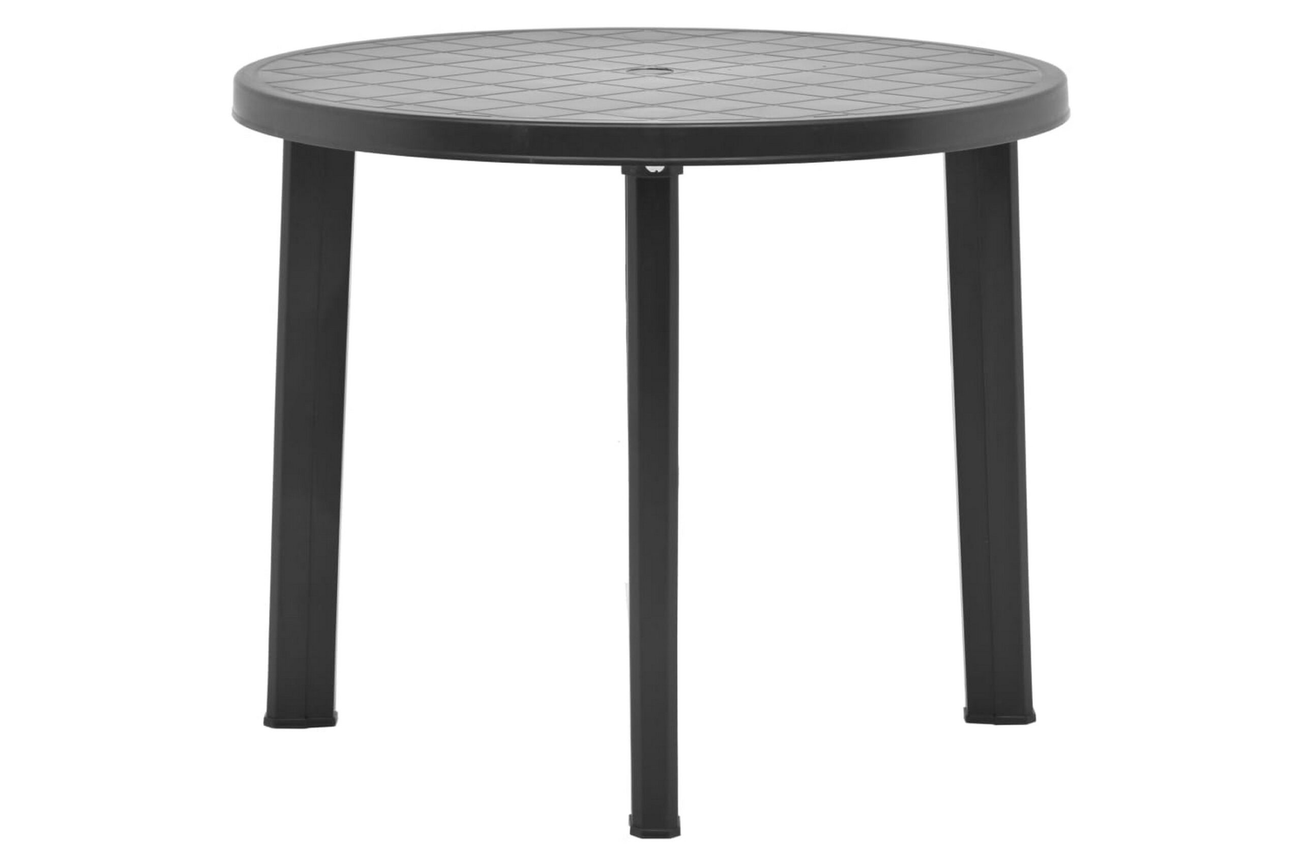 Puutarhapöytä antrasiitti 89 cm muovi - Antrasiitti