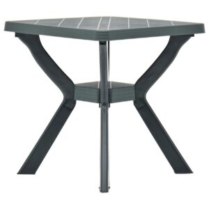 Bistropöytä vihreä 70x70x72 cm muovi - Vihreä