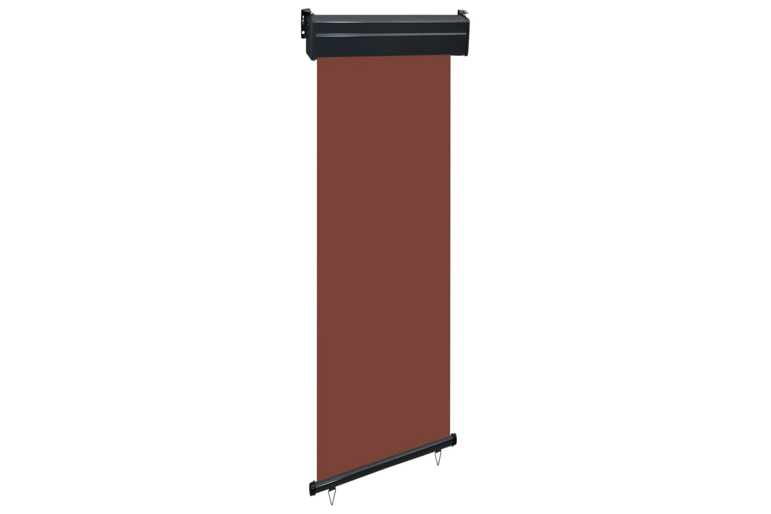 Parvekkeen sivumarkiisi 60x250 cm ruskea - Ruskea
