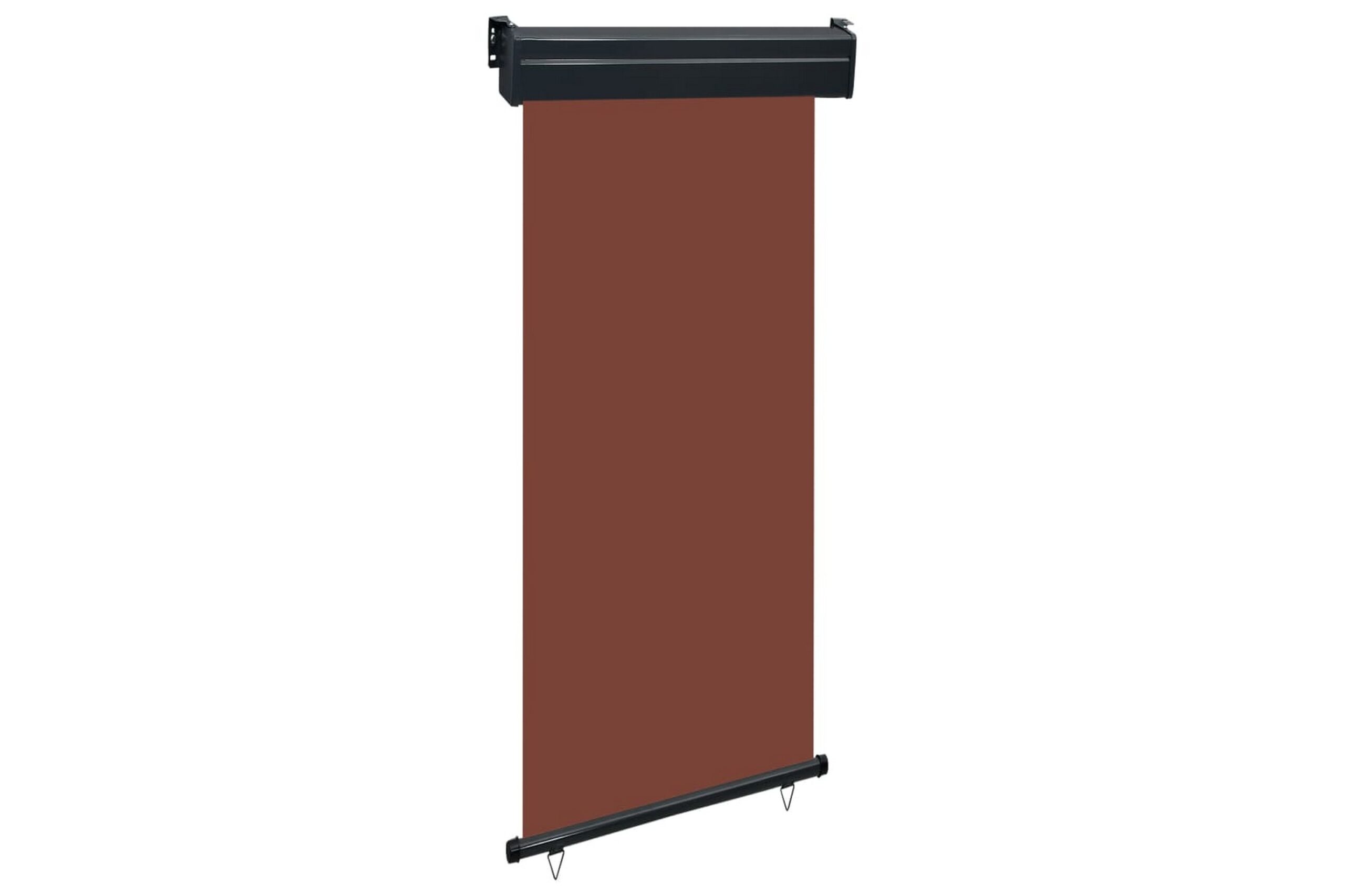 Parvekkeen sivumarkiisi 100x250 cm ruskea - Ruskea
