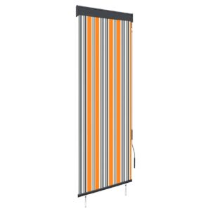 Ulkorullaverho 60x250 cm keltainen ja sininen - Keltainen