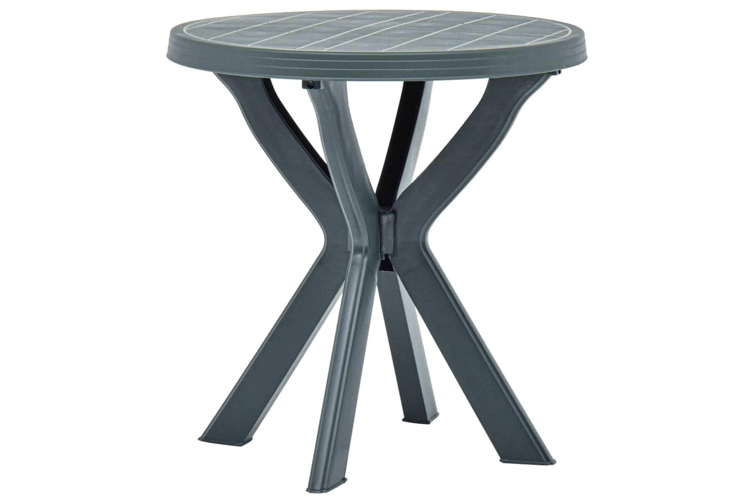 Bistropöytä vihreä Ã˜70 cm muovi - Vihreä