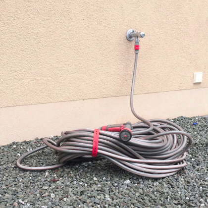 Kiinnityshihna pikalukituksella, 46 cm Punainen