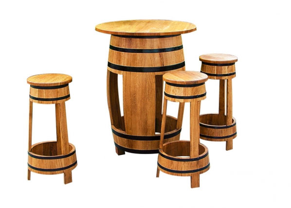 Tammitynnyri baarikalusteet Barrel