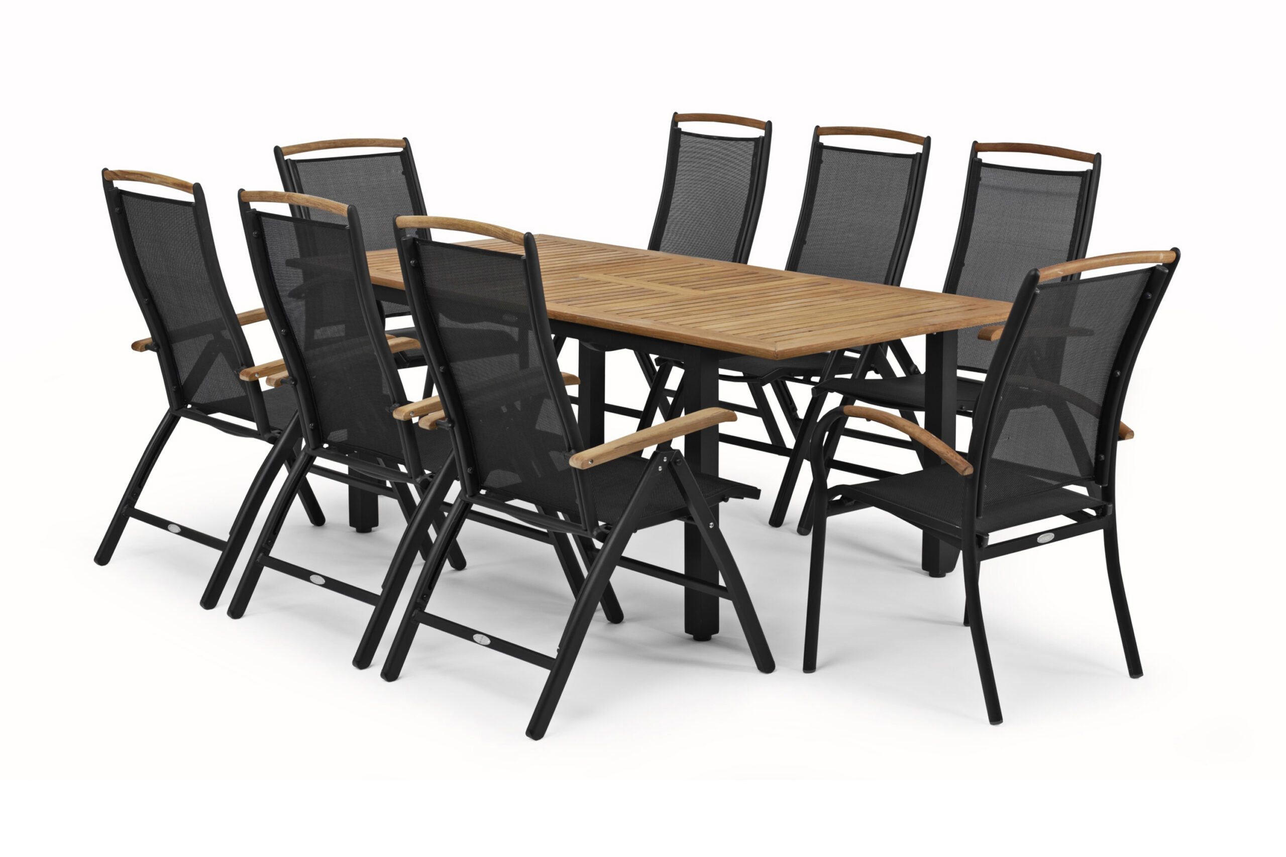 Ruokailuryhmä Hillerstorp Nydala 96x150-200 cm 6 tuolia - Hillerstorp