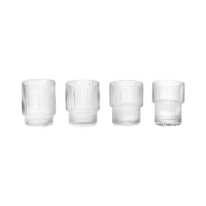 Ripple-lasi 0,25 l, 4 kpl