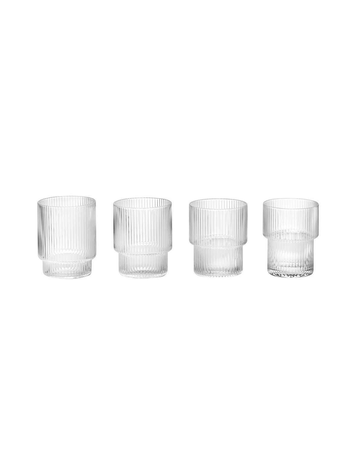 Ripple-lasi 0,25 l, 4 kpl