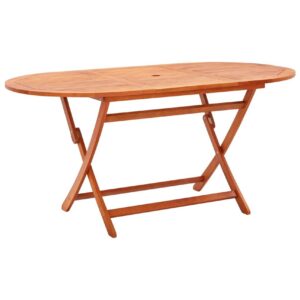 Kokoontaitettava puutarhapöytä 160x85x74cm -