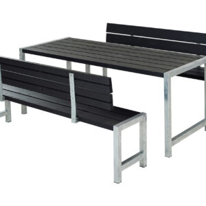PLUS Lankkusetti 2 selkänojalla 186 cm -