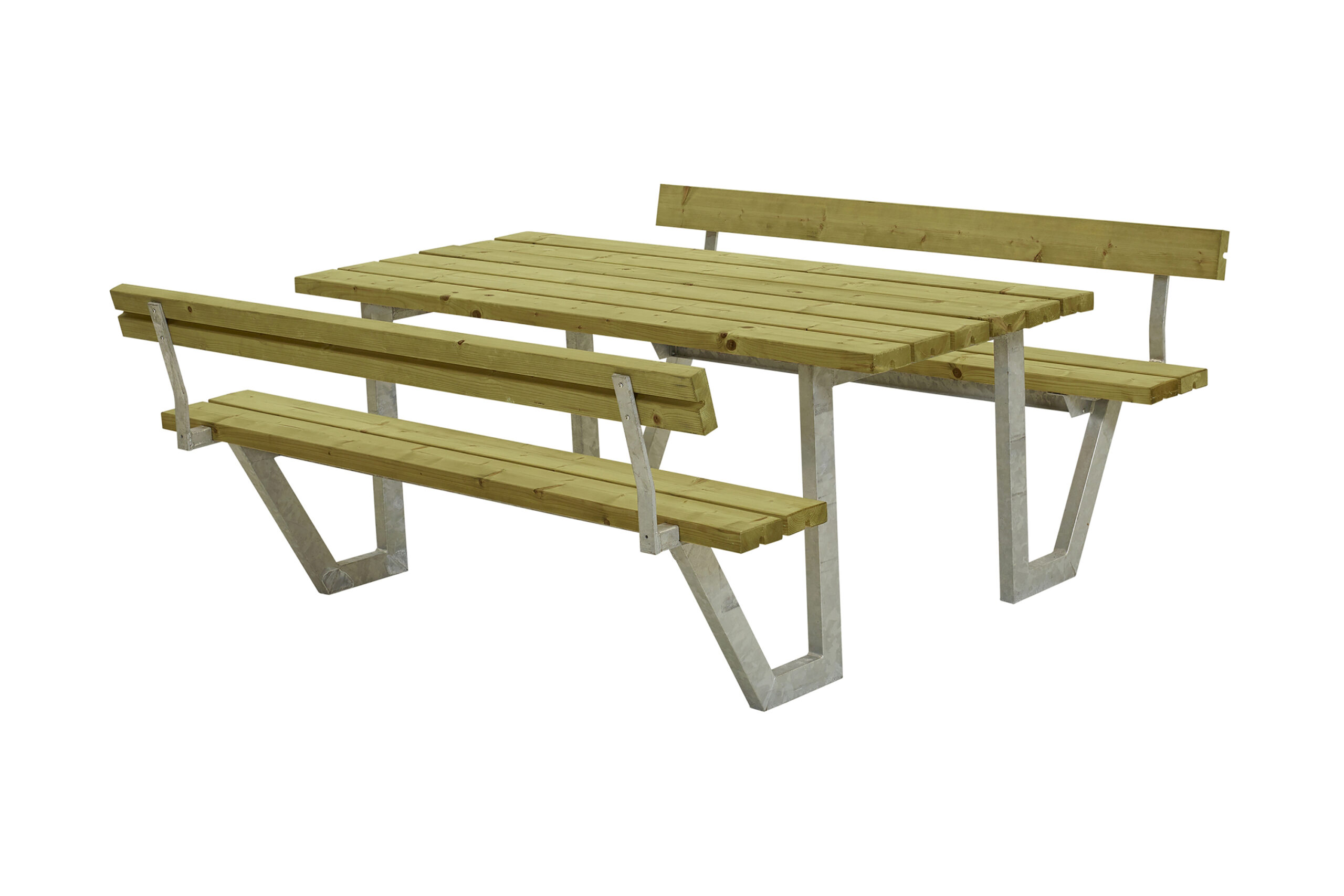 PLUS Wega Pöytä/penkkisetti 2 selkänojalla 177 cm -