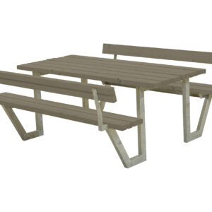 PLUS Wega Pöytä/penkkisetti 2 selkänojalla 177 cm -
