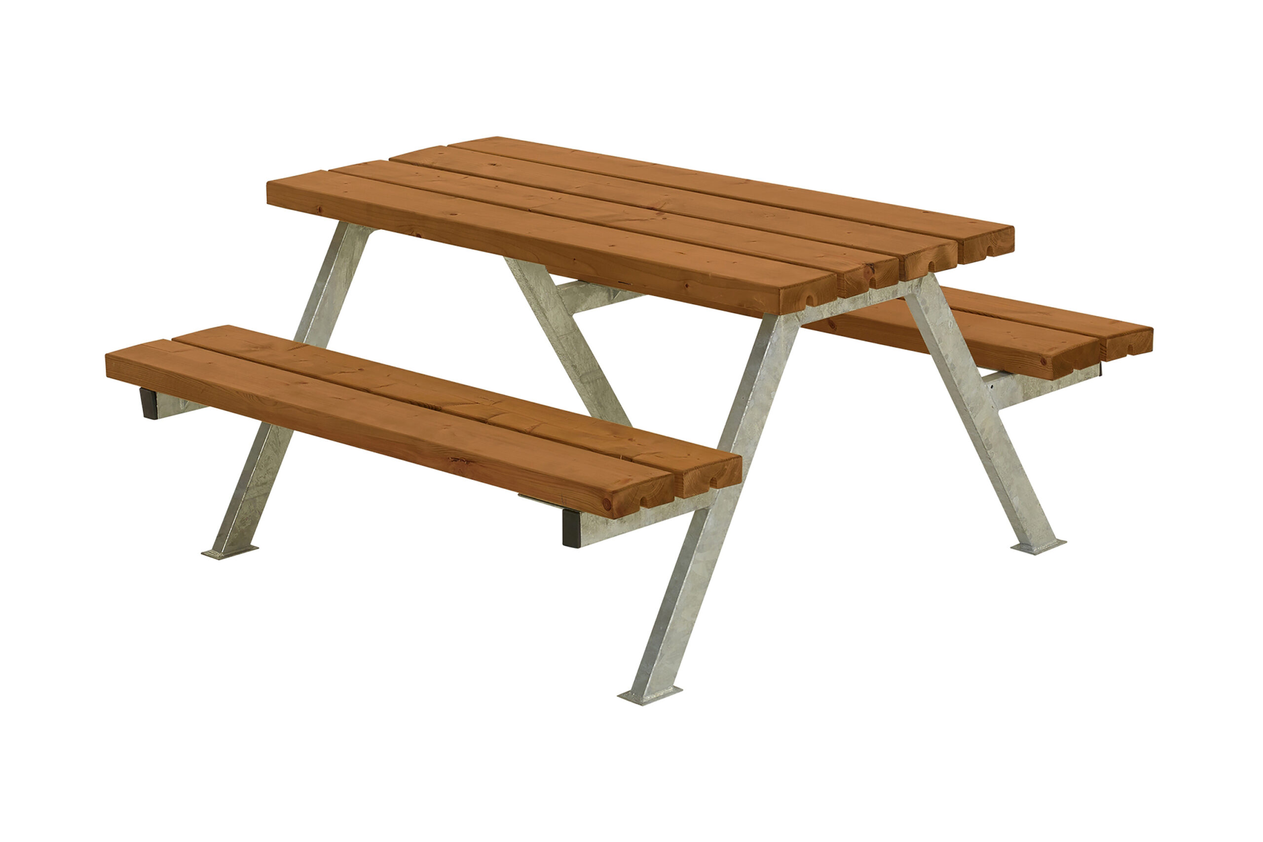 PLUS Alpha Pöytä/penkkisetti 118 cm Tiikki -