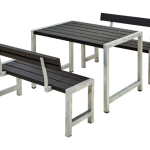 PLUS Parvekeryhmä 2 selkänojalla 127 cm -