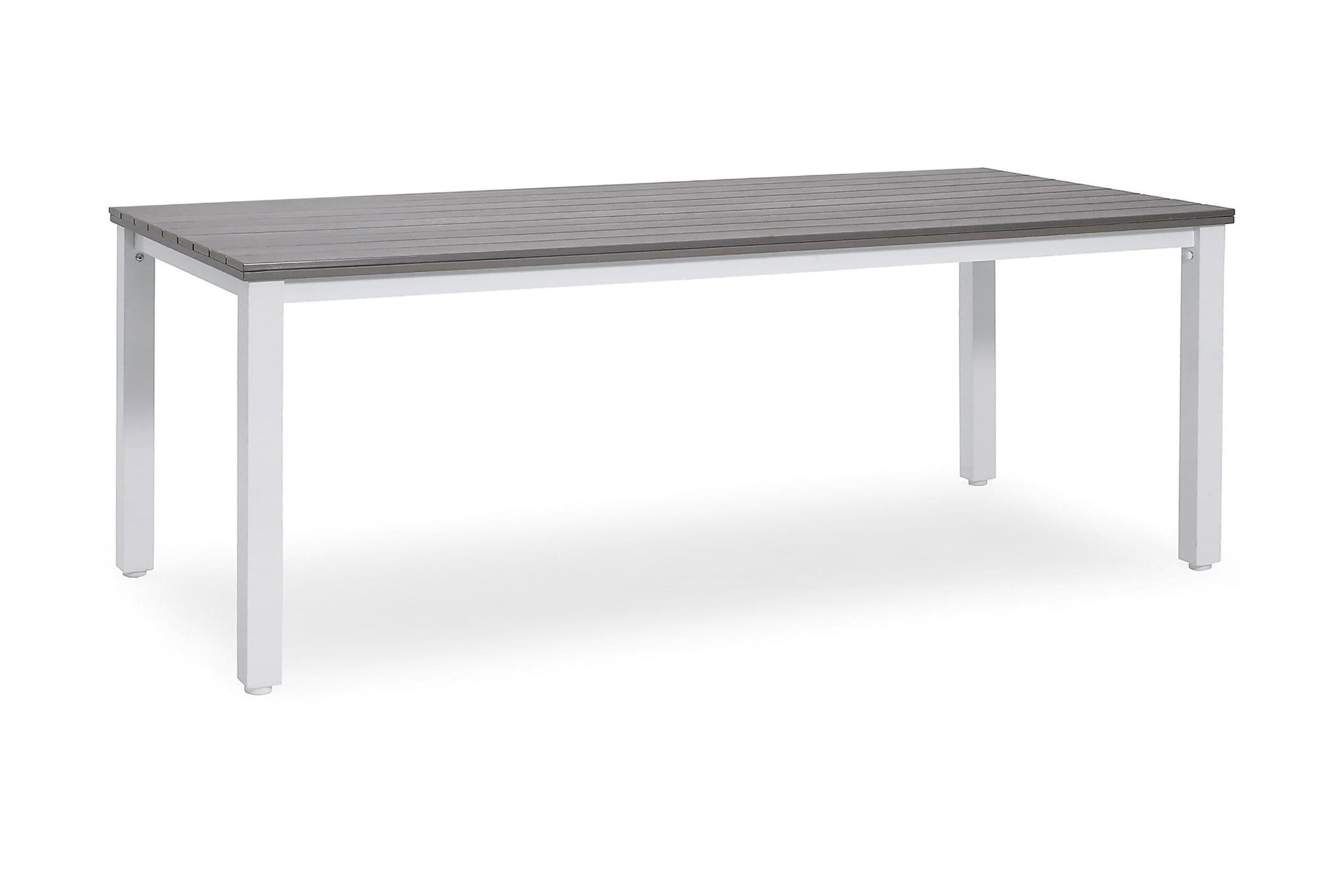Pöytä Arlöv 90x200 cm Valkoinen/Harmaa -