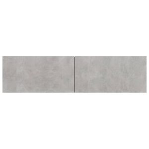 TV-taso betoninharmaa 120x30x30 cm lastulevy -