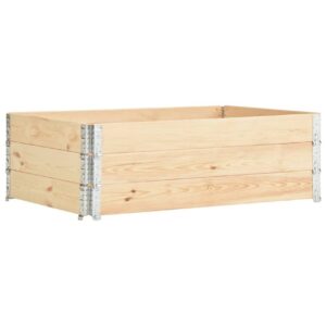 Korotetut kukkalaatikot 3 kpl 50x150 cm täysi mänty -