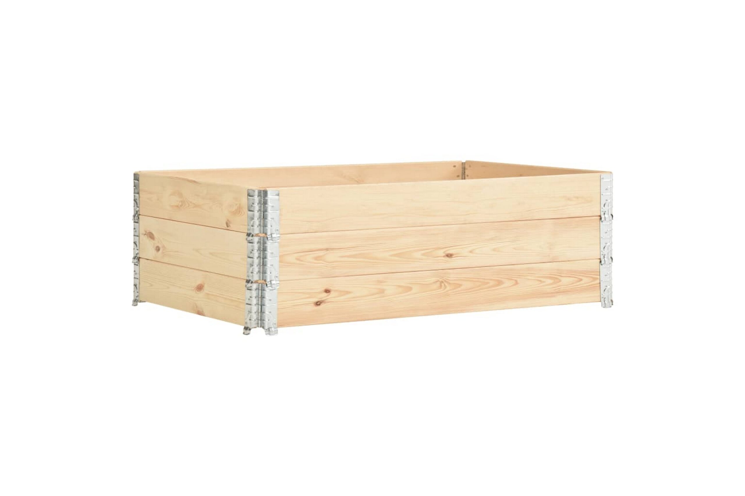 Korotetut kukkalaatikot 3 kpl 50x150 cm täysi mänty -