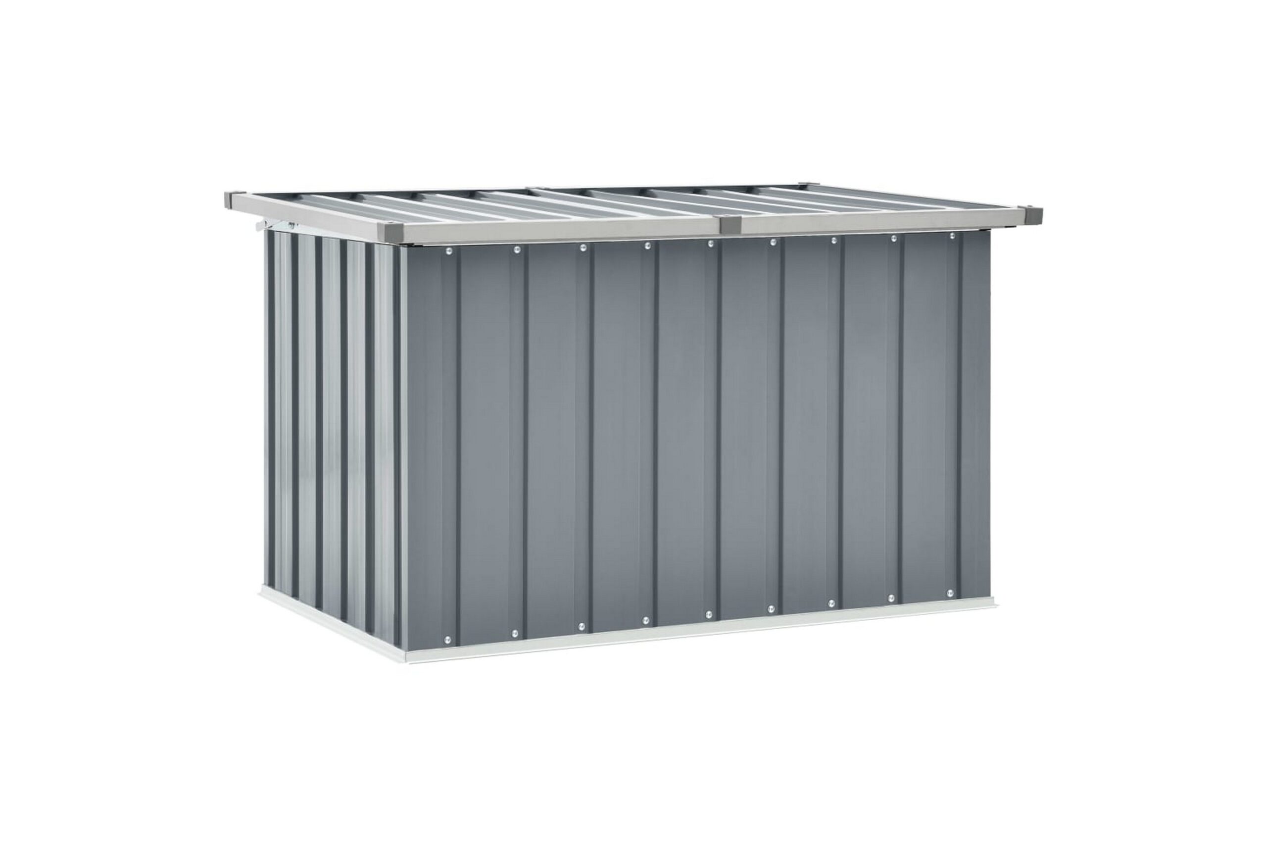 Puutarhan varastoarkku harmaa 109x67x65 cm -