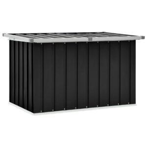 Puutarhan varastoarkku antrasiitti 109x67x65 cm -