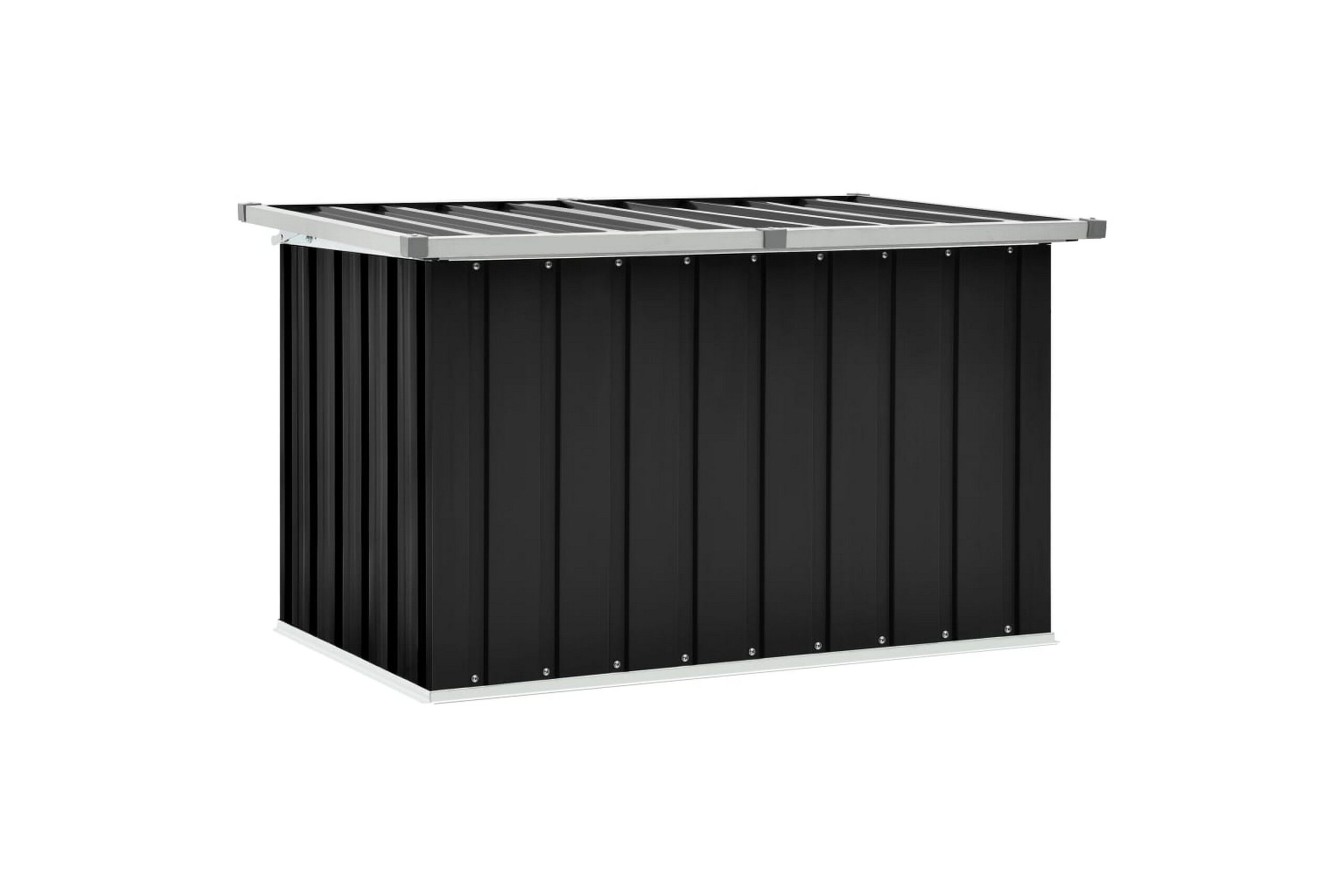 Puutarhan varastoarkku antrasiitti 109x67x65 cm -