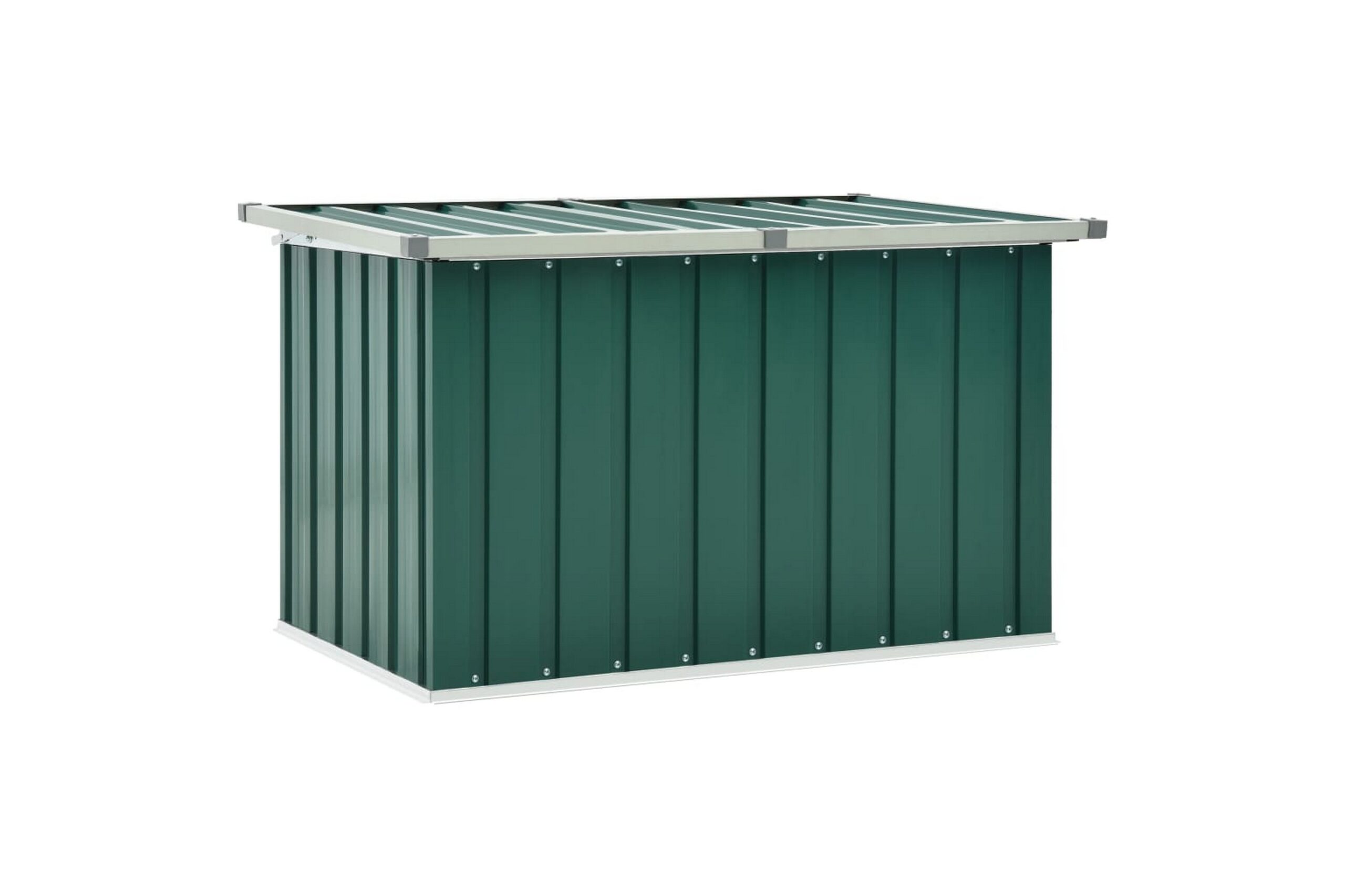 Puutarhan varastoarkku vihreä 109x67x65 cm -