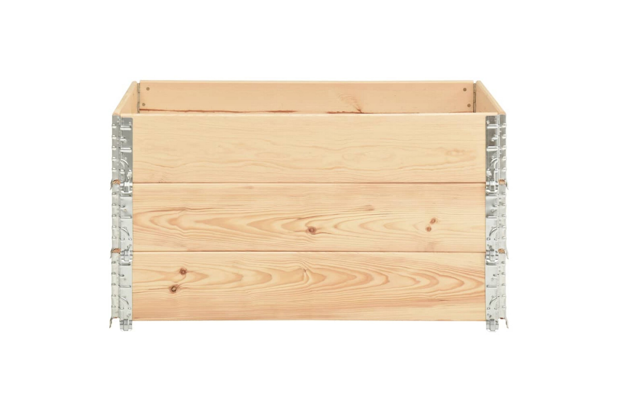 Korotetut kukkalaatikot 3 kpl 50x100 cm täysi mänty -