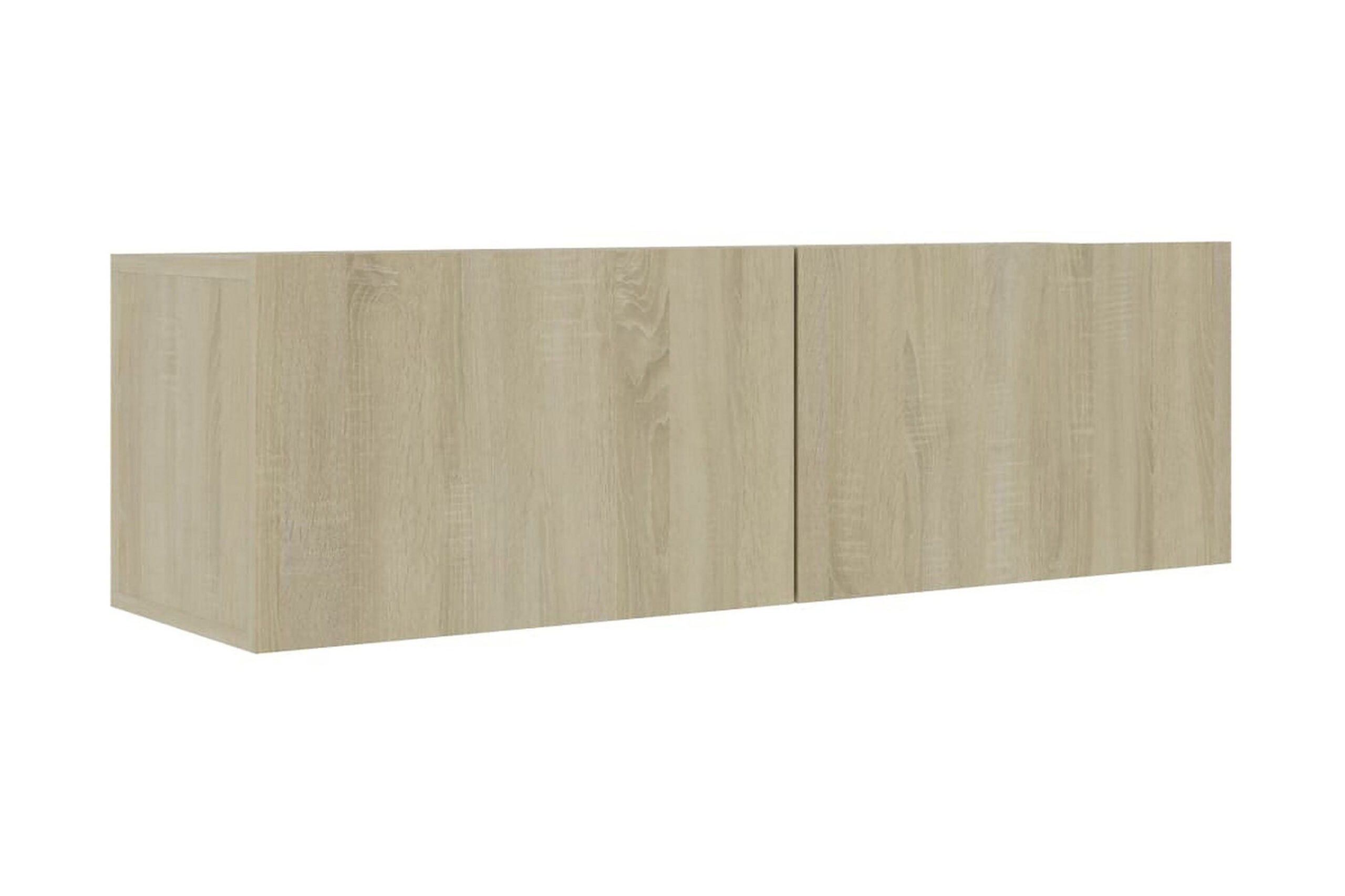 TV-taso Sonoma-tammi 100x30x30 cm lastulevy -