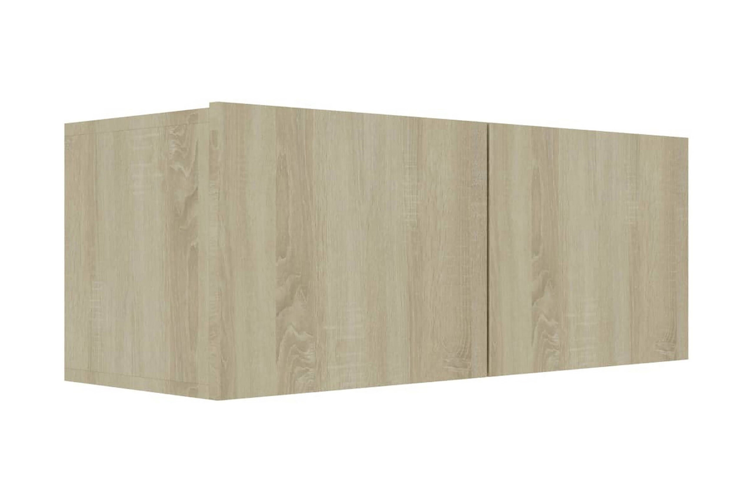 TV-taso Sonoma-tammi 80x30x30 cm lastulevy -