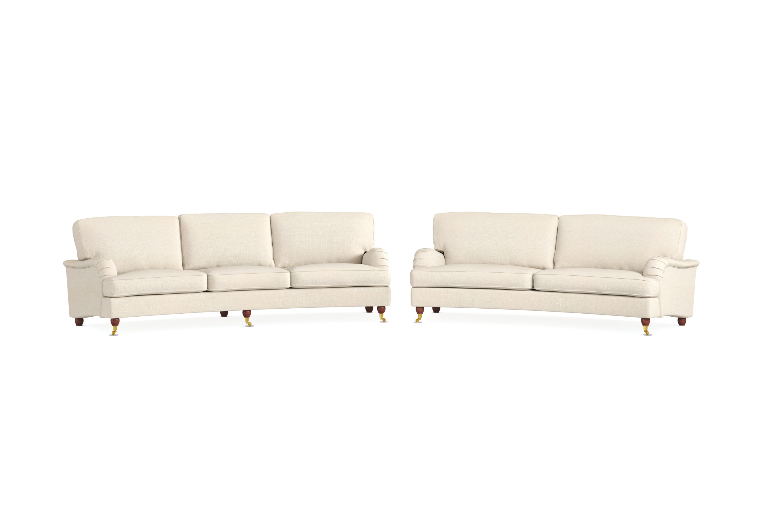 Sohvaryhmä Oxford Lyx 4:n+3:n ist Kaareva - Beige
