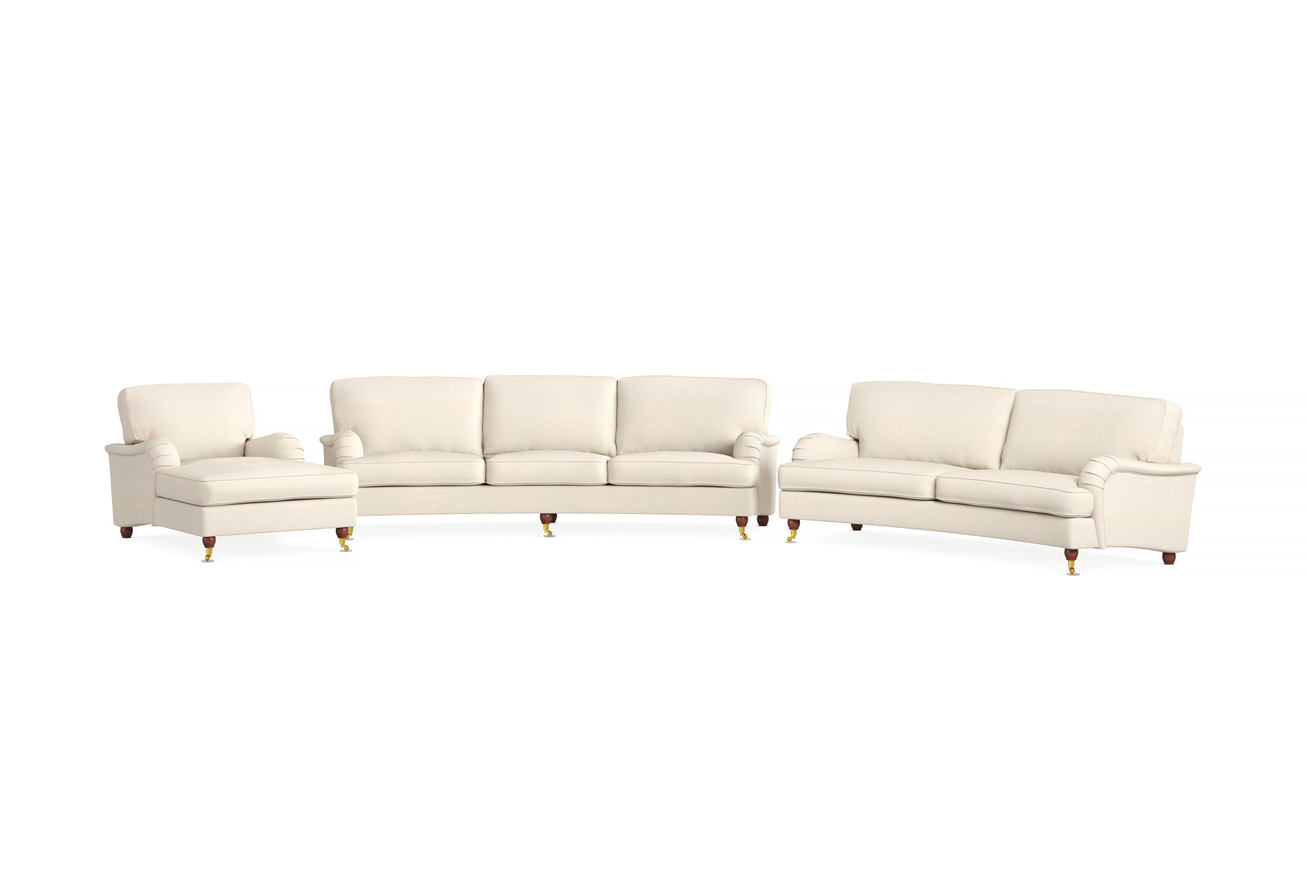 Sohvaryhmä Oxford Lyx 4:n ist+3:n ist Divaanituoli - Beige