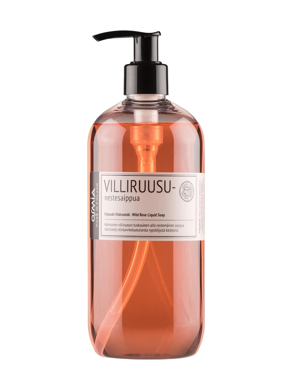 Villiruusu-nestesaippua 500 ml