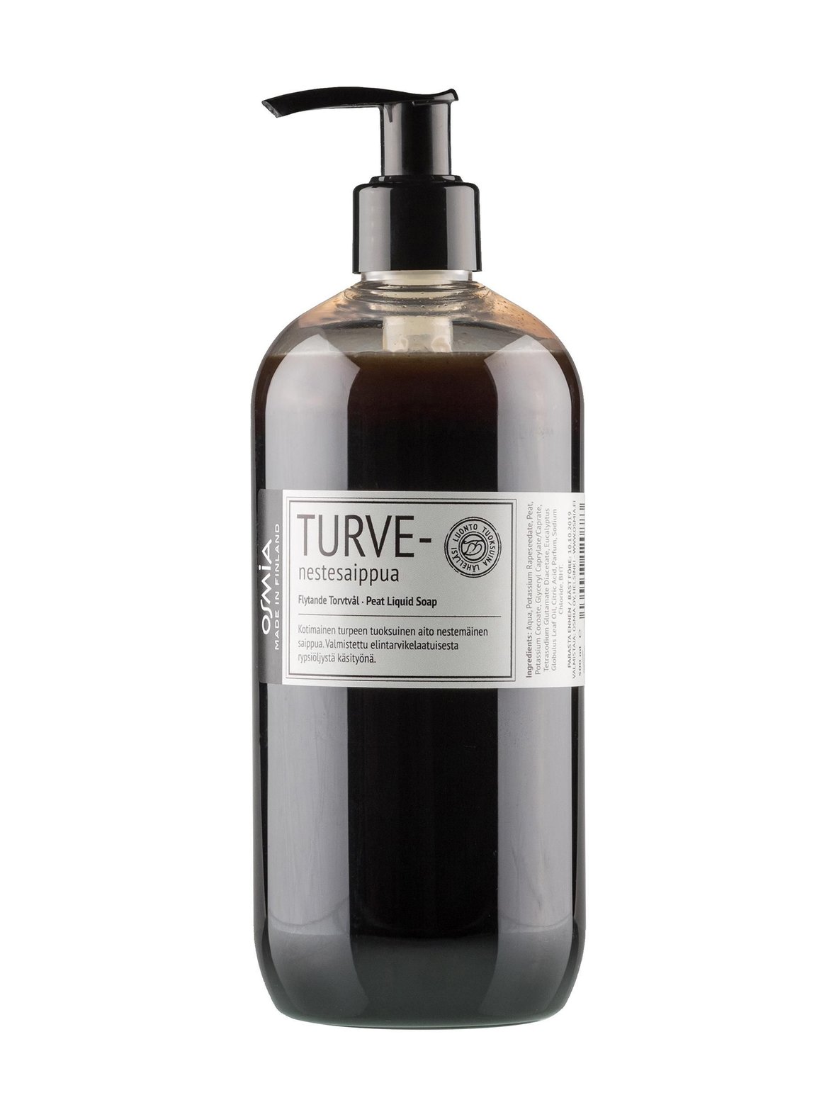 Turve-nestesaippua 500 ml