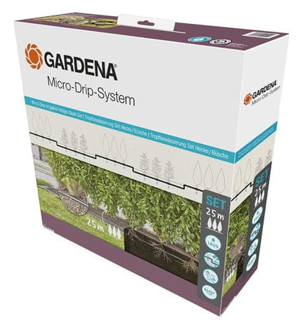 Gardena Micro-Drip -kastelusarja pensasaidoille, 25m