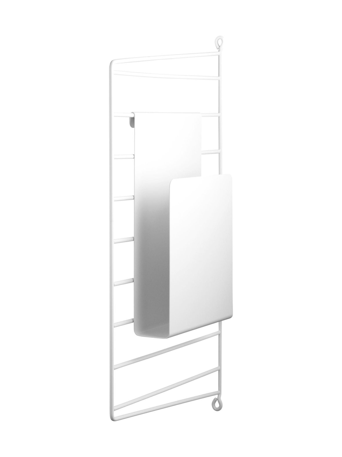 String + magazine holder metal -lehtiteline