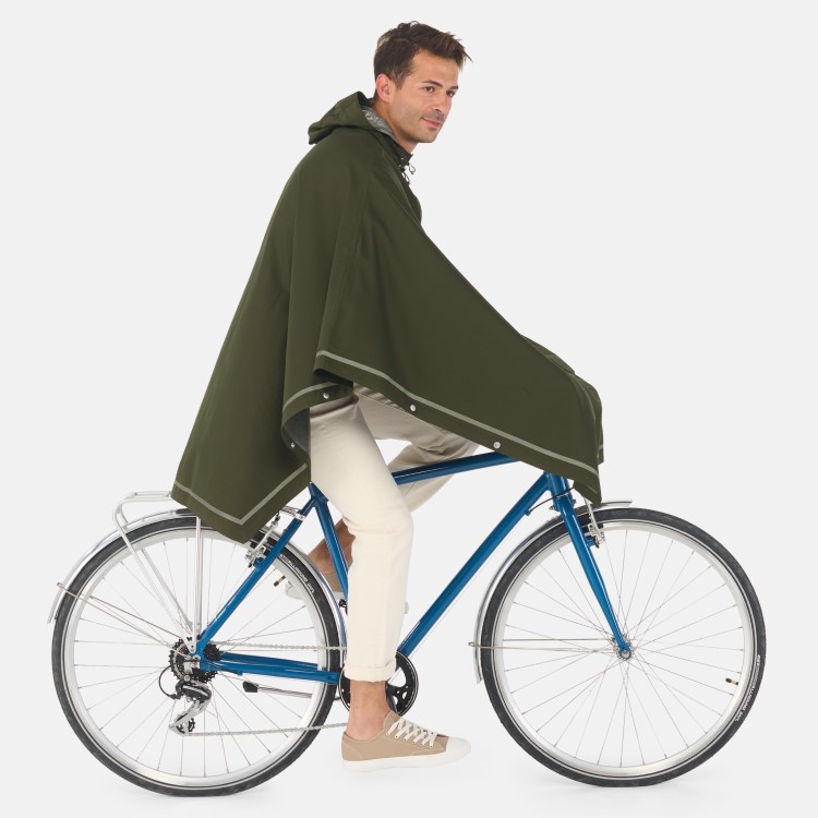Pyöräilyponcho, M/L vihreä
