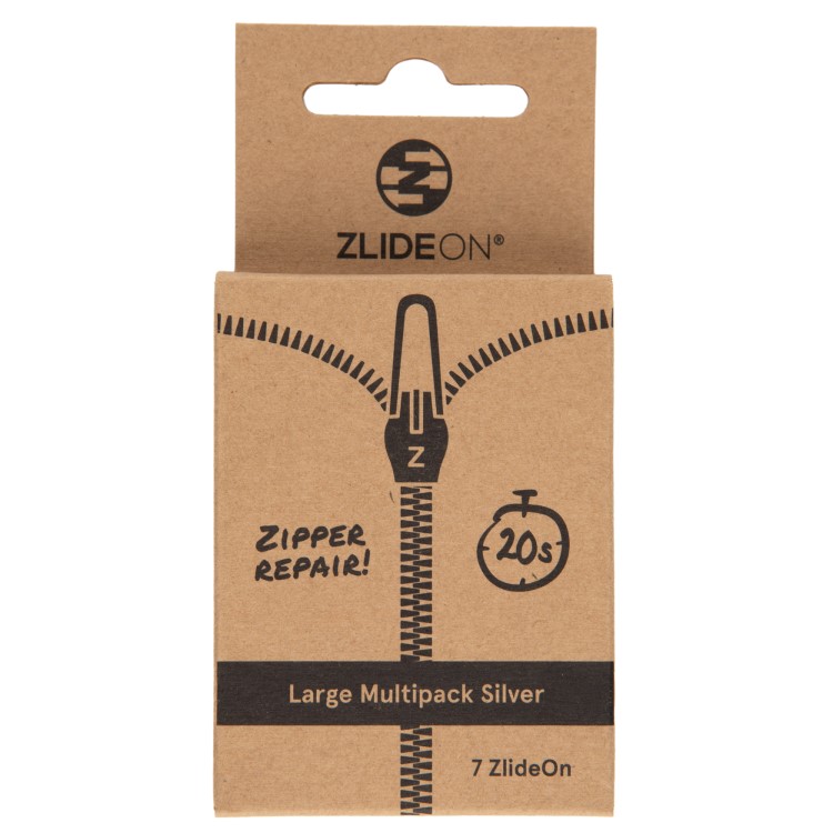Zlideon Multipack, 7 kpl Hopea Kapea/Vedenpitävä/Metalli/Muovi