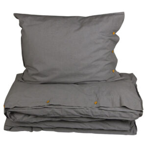Pussilakanasetti Hygge 150x210 cm Harmaa - Fondaco