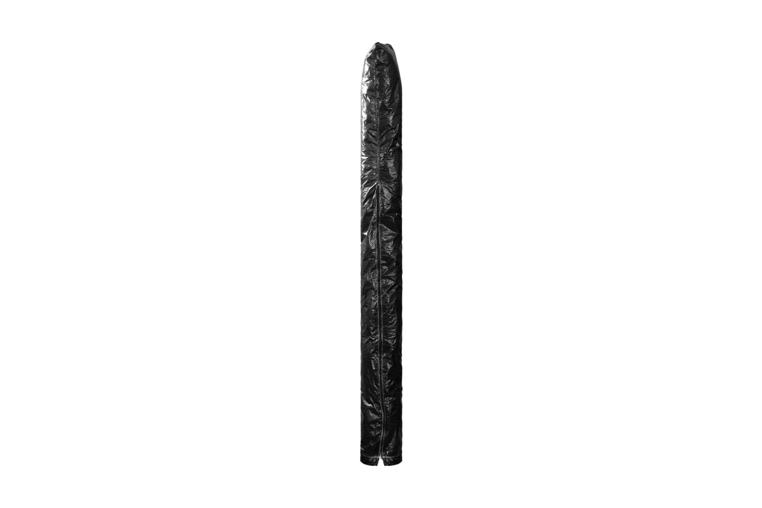 Sateenvarjon suojus vetoketjulla PE 175 cm - Musta