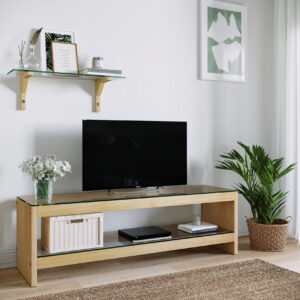 TV-kalustepaketti Grinstad 140 cm - Ruskea
